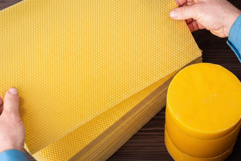 Méhviaszos kendő készítés